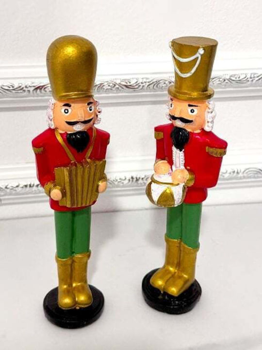 Velve Weihnachts-Nussknacker Grün aus Keramik