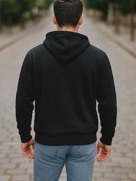 Sweatshirt with Hood Black