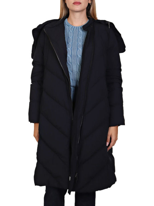 Women's Puffer Jacket for Winter Black