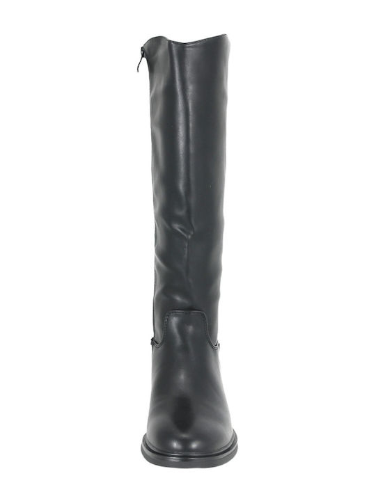 Leather Women's Boots Black