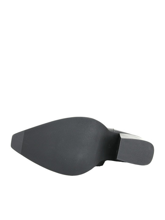 Leder Damenstiefel Schwarz
