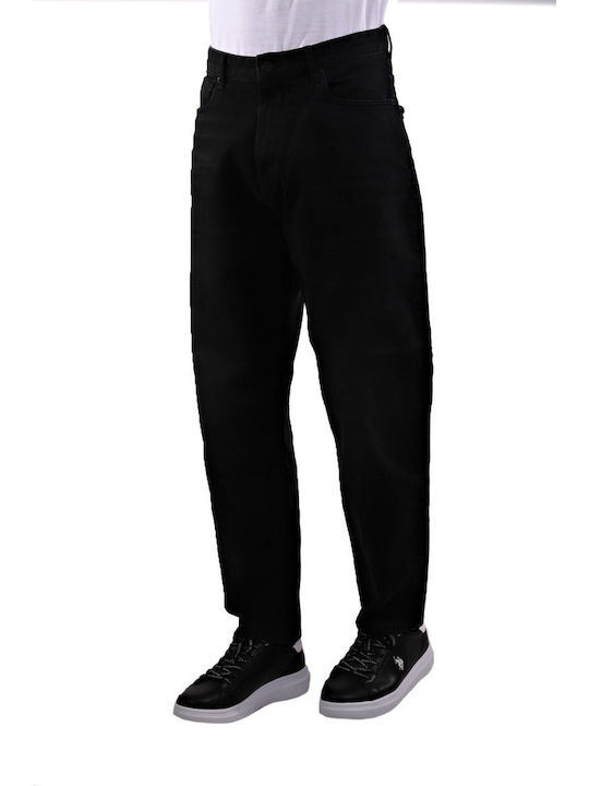Trousers in Loose Fit Black