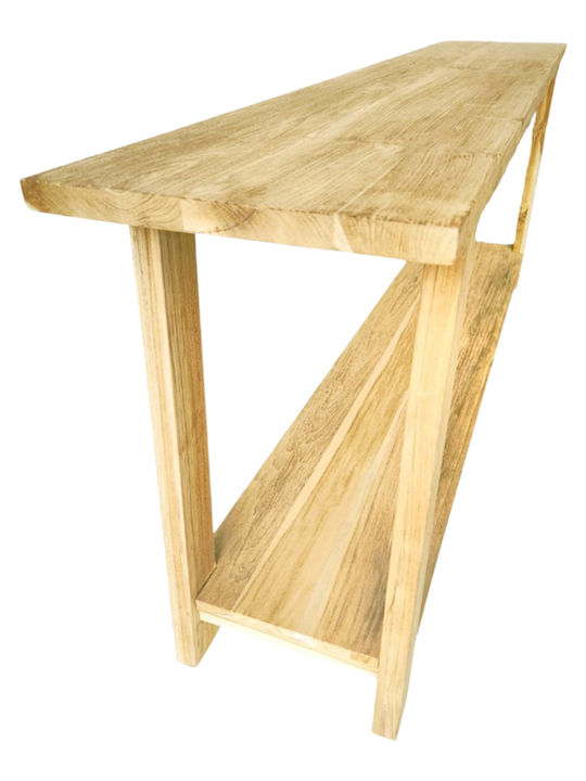 Decoza Solid Wood Console Table Natural Shade L200xW40xH80cm