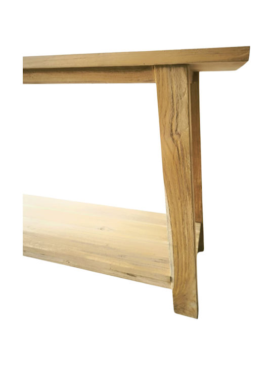 Decoza Solid Wood Console Table Natural Shade L200xW40xH80cm