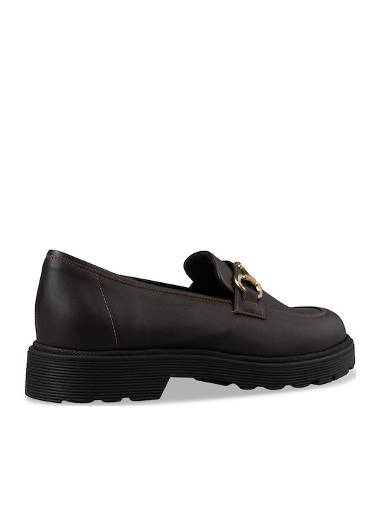 Women's Loafers in Brown Color