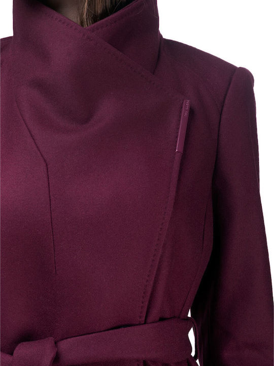 Wool Women's Oxblood Coat