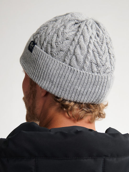Beanie Männer Beanie Gestrickt in Gray Farbe