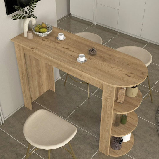 Vigne Μπαρ Sepet Oak 150x51.6x101.8εκ.