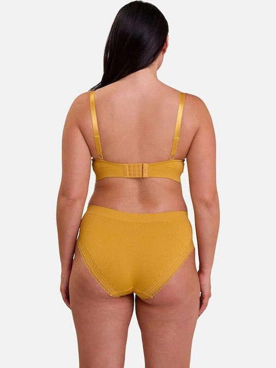Jaune De Chine, Mustard Σουτιέν mit Bügel