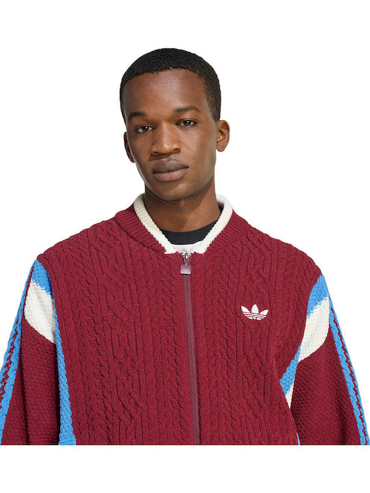 Herren Jacke Bordeaux
