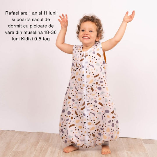 Kidizi Sommer Schlafsack 0.5 Tog Stone