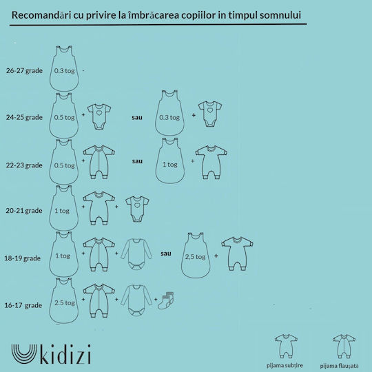 Kidizi Sac De Dormit Pentru Bebeluși Vara Multicolor Kidizi Sac De Dormit Pentru Bebeluși Vara Multicolor