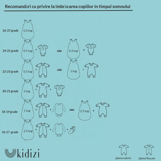 Kidizi Sac De Dormit De Vară Giraffe Safari Kidizi Sac De Dormit De Vară Giraffe Safari