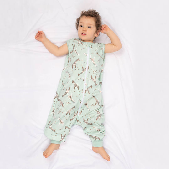 Kidizi Summer Sleeping Bag 0.5 Tog Green