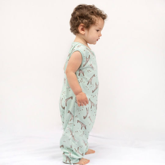 Kidizi Summer Sleeping Bag 0.5 Tog Green