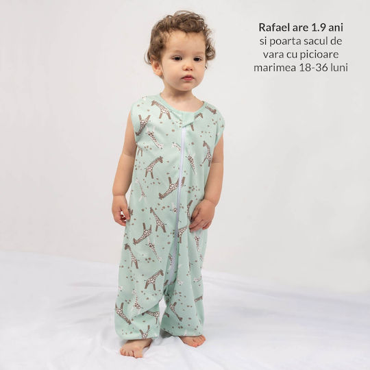 Kidizi Summer Sleeping Bag 0.5 Tog Green