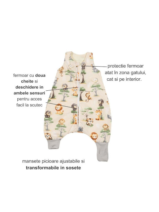 Kidizi Sommer Schlafsack 0.5 Tog Beige