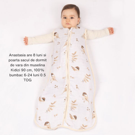 Kidizi Vara Sac de dormit 0.5 tog Alb