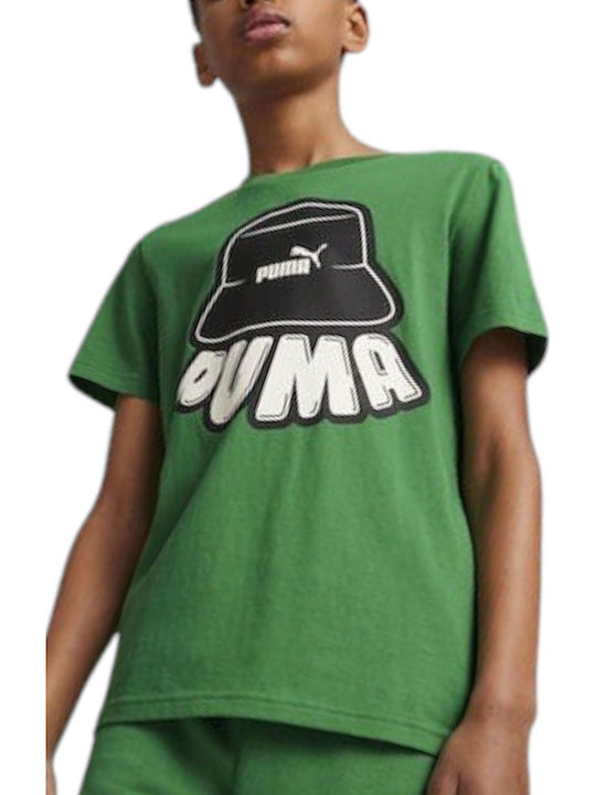 Παιδικό T-shirt Πράσινο Graphic Tee