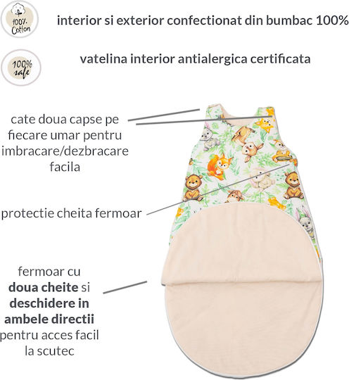 Kidizi Frühlingshafter Baby Schlafsack In The Leaves