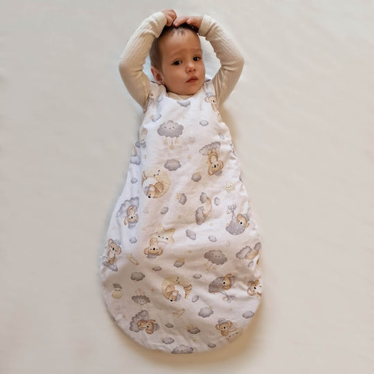Kidizi De primăvară Sac de dormit 1 tog Alb