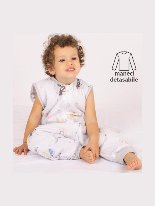 Kidizi De primăvară Sac de dormit 1 tog Alb