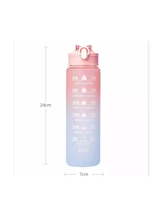 Pandaboo Wasserflasche 750ml Rosa