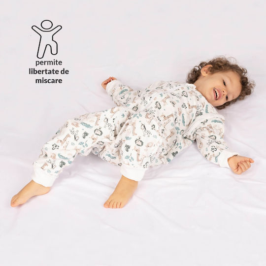 Kidizi De primăvară Sac de dormit 1 tog Multicolor cu mâneci detașabile
