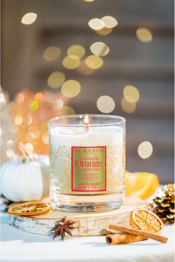 Durance Candle Orange Cinnamon Noel 2024-αρωματικό Κερί Ξύλινο Φυτίλι 280g