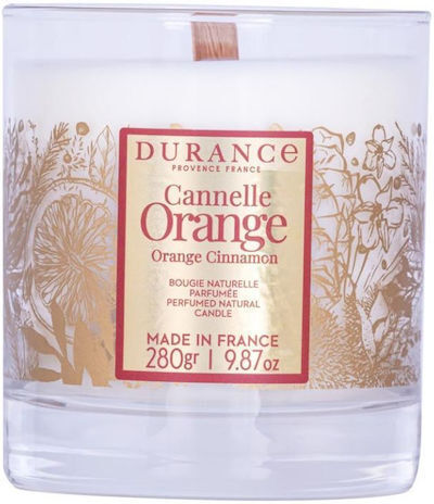 Durance Candle Orange Cinnamon Noel 2024-αρωματικό Κερί Ξύλινο Φυτίλι 280g