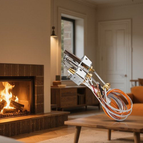 Vevor Gas Pilot Assembly Oe 4021-732 25660 Fireplace Gas Pilot Assembly Natural Gas Ignition Replacement Pilot Tube Thermocouple Thermopile Wires Compatible Heatilator Models