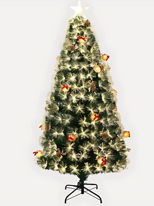 Weihnachtsbaum Höhe 150cm mit Faseroptik-Beleuchtung