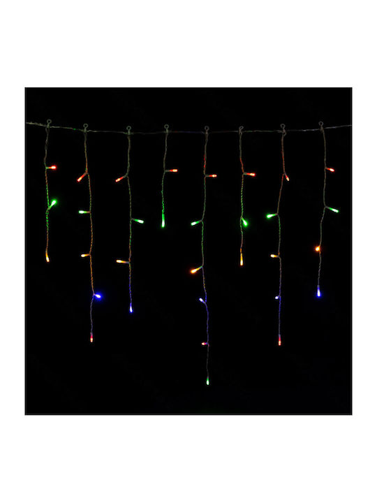 100 Lichterketten LED 5m. x 60cm Mehrfarbige Typ Regen 1Stück