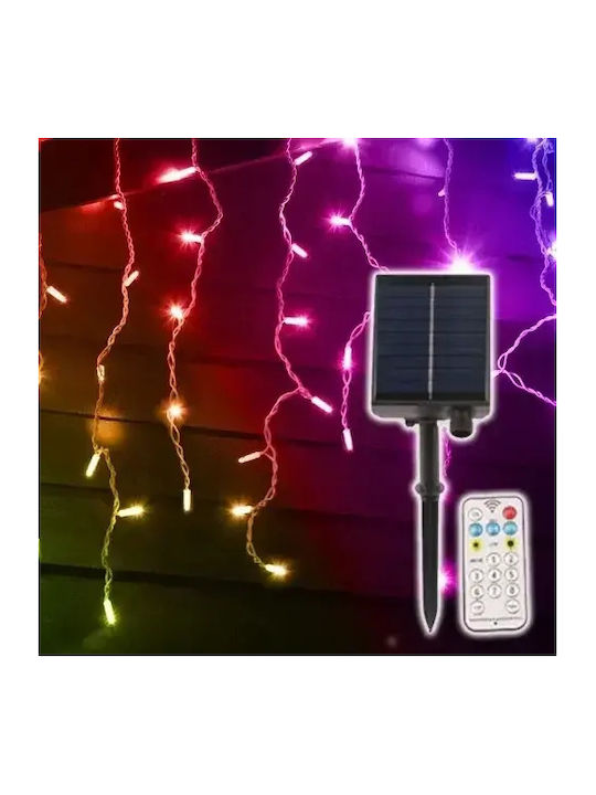 200 Lichterketten LED 30m. x 600cm Mehrfarbige Solar Typ Regen 1Stück