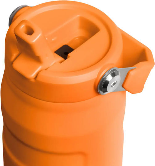 Stanley Iceflow Μπουκάλι Θερμός Ανοξείδωτο BPA Free 700ml Golden Rod με Καλαμάκι