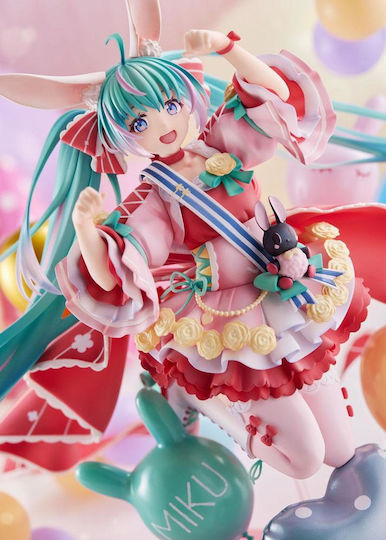 Square Enix Miku Hatsune Birthday 2021 (pretty Rabbit Ver.) By Spiritale Фигура височина 21бр в мащаб 1:7