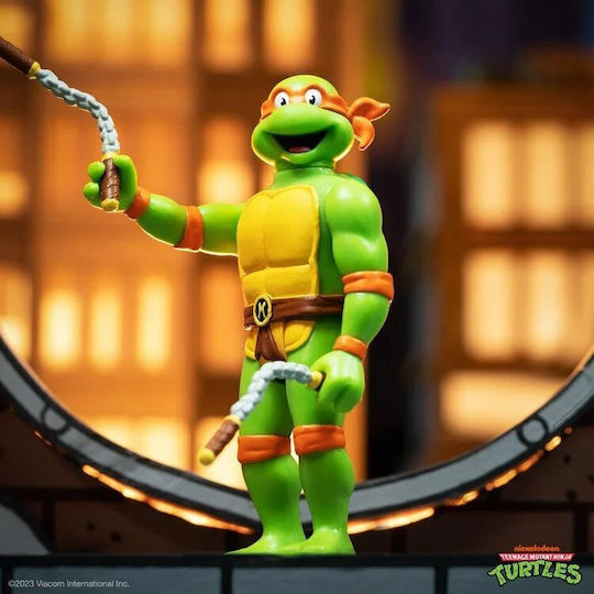 Super7 Teenage Mutant Ninja Turtles: Michelangelo Φιγούρα Δράσης 10εκ.