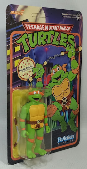 Super7 Teenage Mutant Ninja Turtles: Michelangelo Φιγούρα Δράσης 10εκ.