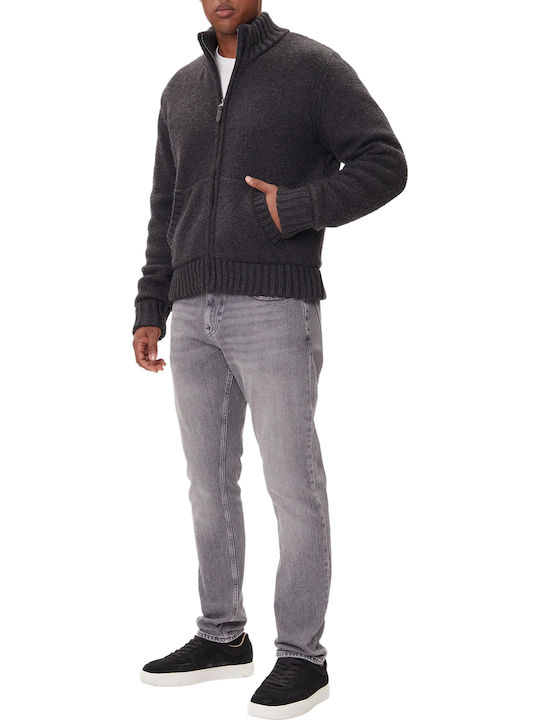 Men's Knitted Cardigan Black