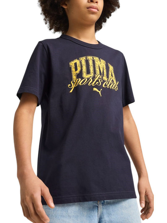 Kids' T-shirt Dark Blue Graphic