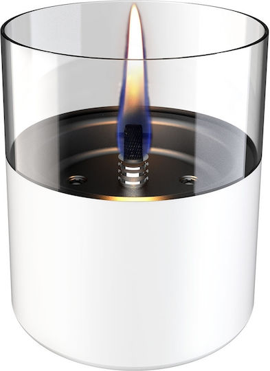 Gift Pack Set Tabletop Fire Pit Lilly 10 & Tenderfuel 1lt Tenderflame Burning Duration 9 10 Hours Tank Capacity 300ml Dimensions 10x11.5cm White Tf-600504