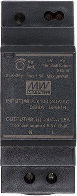 Mean Well Τροφοδοτικό Συστημάτων CCTV HDR-30-24