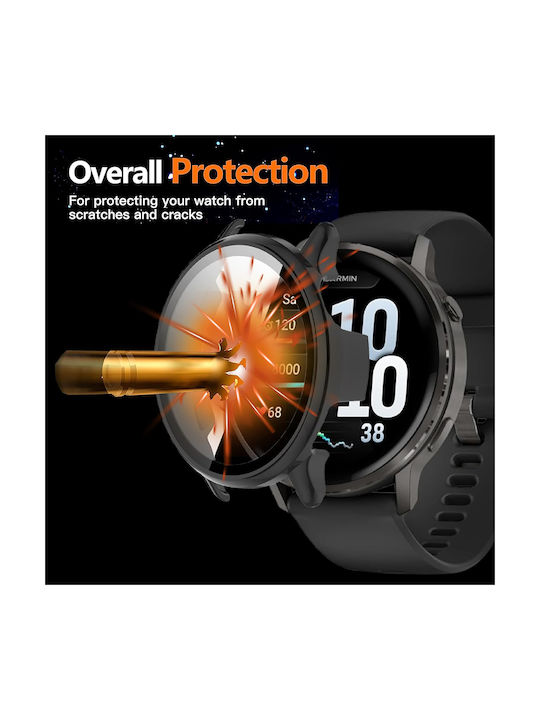 Techsuit Defense360 Pro + Screen Protector Garmin Venu 4 41mm Oxford Blue