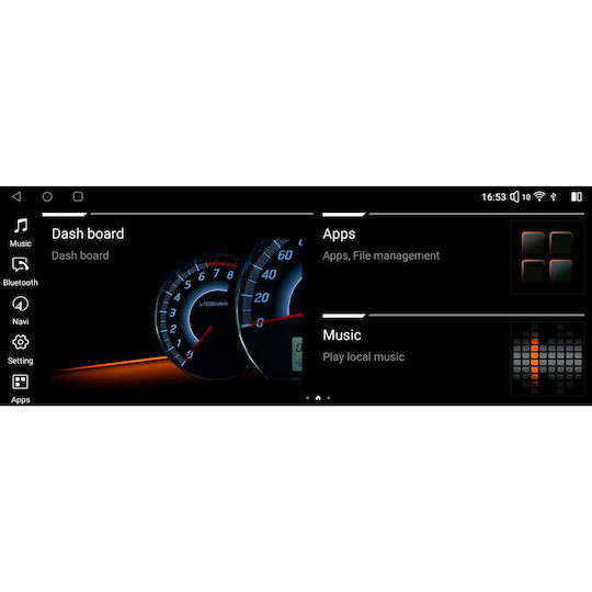Digital IQ Car Audio System for BMW X5 (E70) / X6 (E71) 2009-2013 (Bluetooth/USB/AUX/WiFi/GPS/Apple-Carplay/Android-Auto) with Touch Screen 10.25"