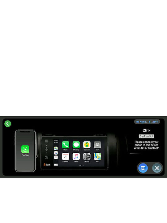 Digital IQ Car Audio System for BMW X5 (E70) / X6 (E71) 2009-2013 (Bluetooth/USB/AUX/WiFi/GPS/Apple-Carplay/Android-Auto) with Touch Screen 10.25"