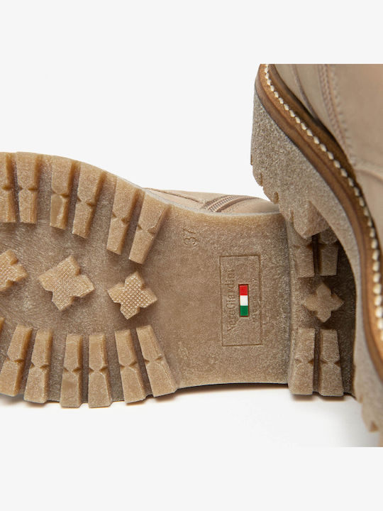 Ghete Dama de Piele Bocanci Albi