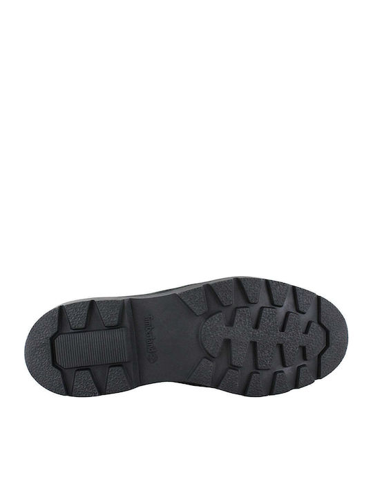 6-Inch Basic Leder Schwarz Stiefel Wasserdicht