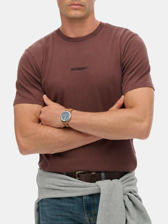 'micro Logo' T-Shirt Braun