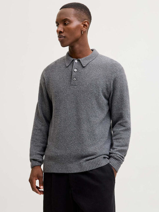 Long Sleeve Sweater Grey Melange