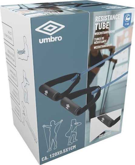 Umbro Resistance Band Gymtube with Handles Blue 1.2m